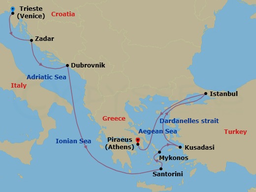 Cruise Map