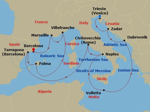 Cruise Map