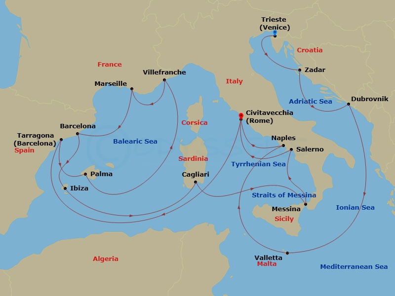 Cruise Map