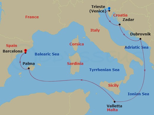 Cruise Map