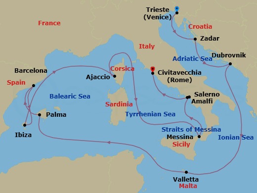 Cruise Map