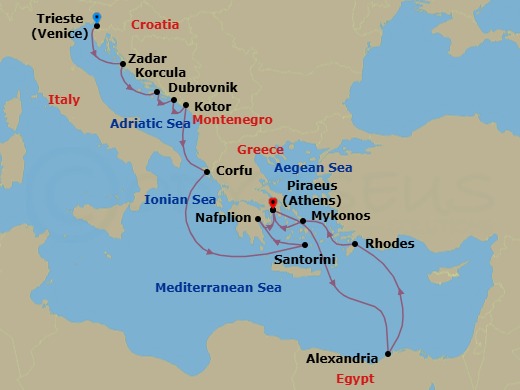 Cruise Map