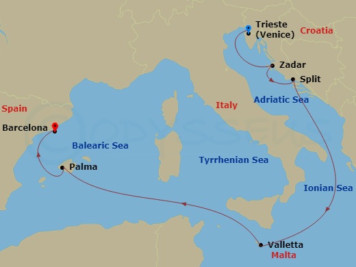 Cruise Map