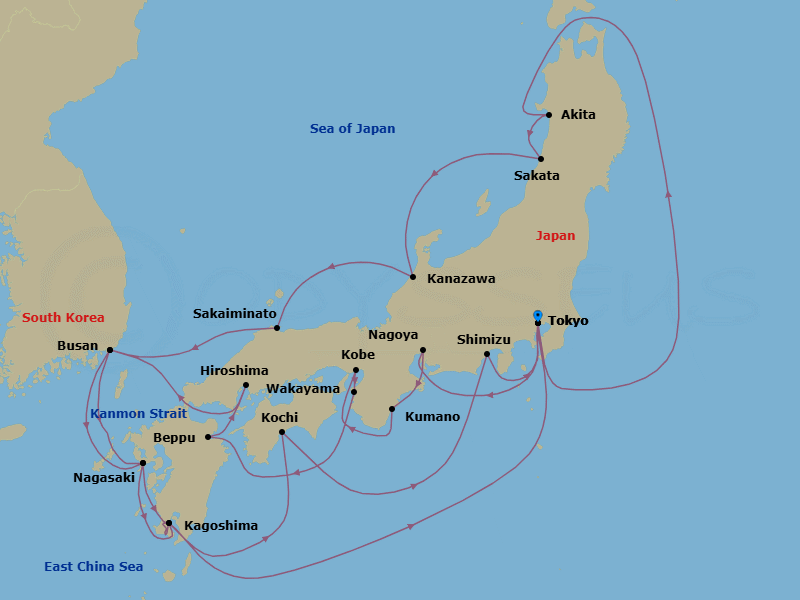 Cruise Map