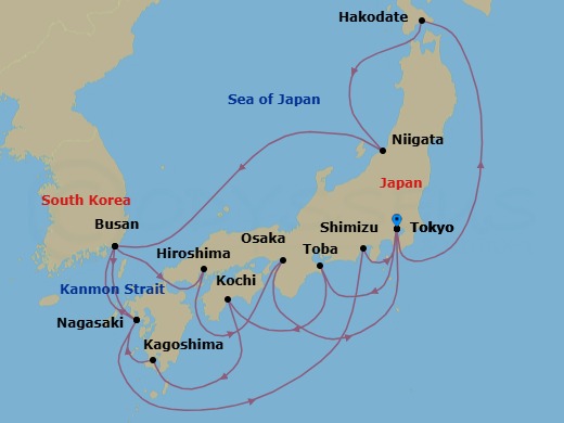Cruise Map