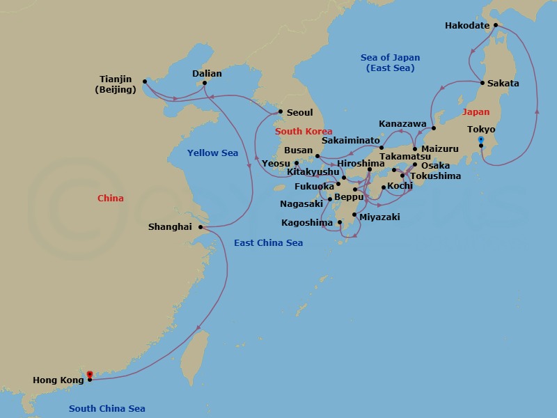 Cruise Map