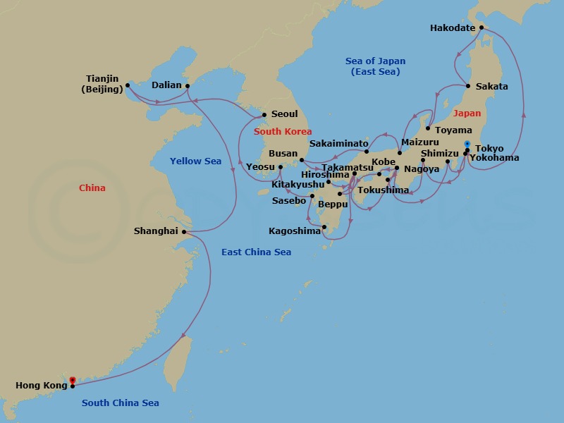 Cruise Map