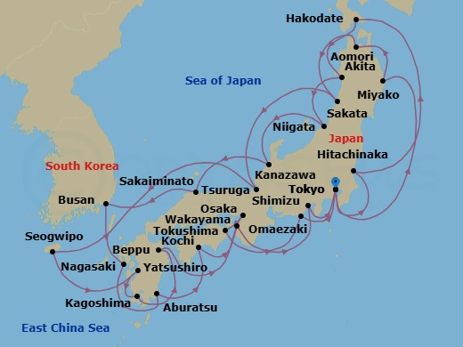 Cruise Map