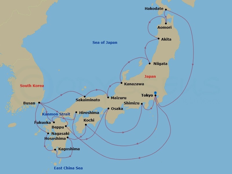Cruise Map