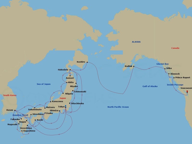 Cruise Map