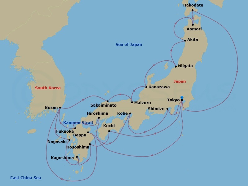 Cruise Map