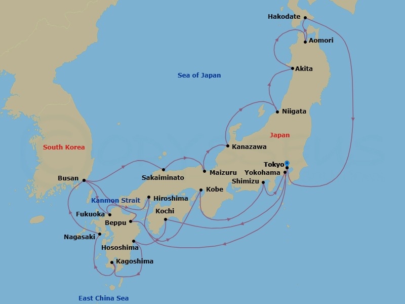 Cruise Map