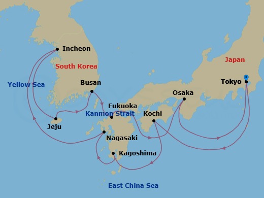 Cruise Map