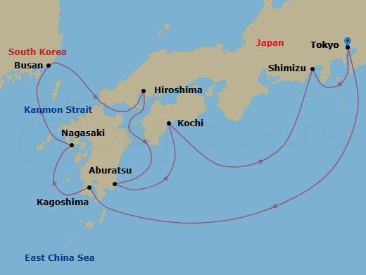Cruise Map