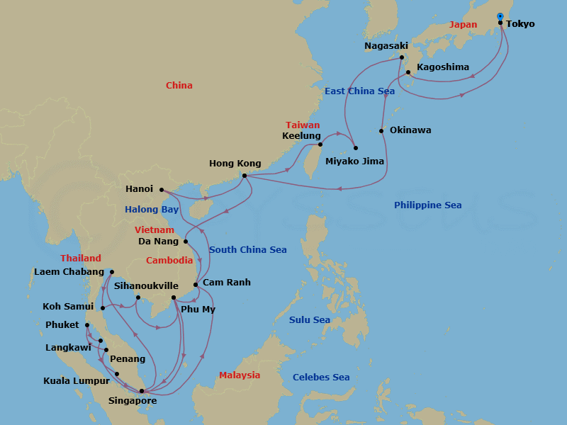 Cruise Map