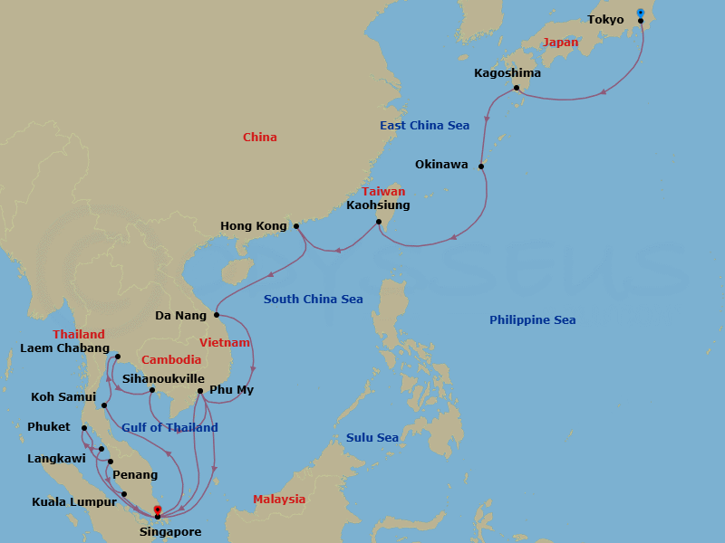 Cruise Map
