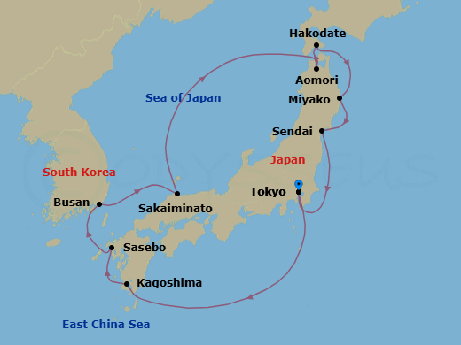 Cruise Map