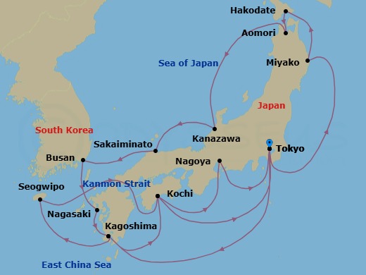 Cruise Map