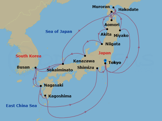 Cruise Map