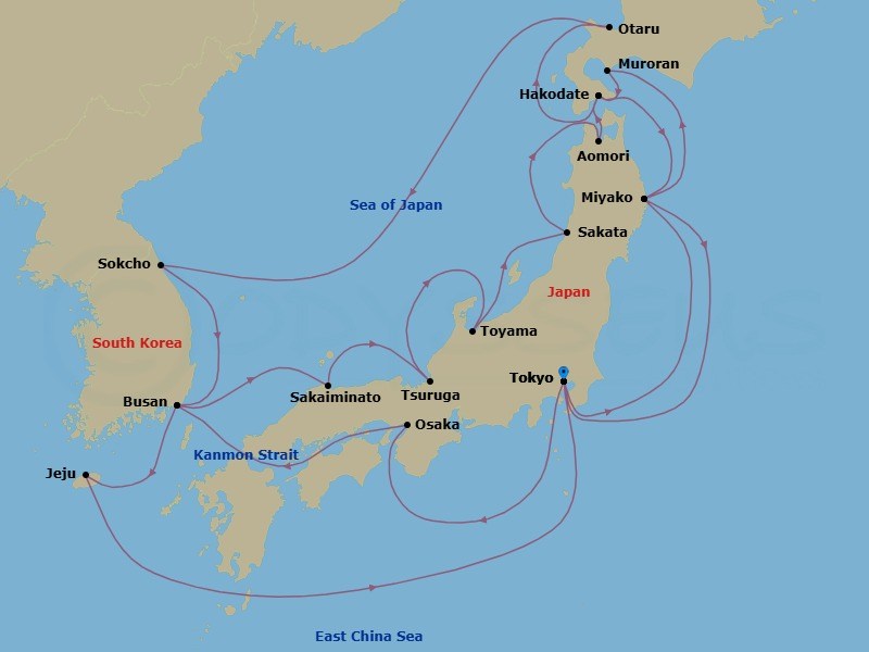 Cruise Map