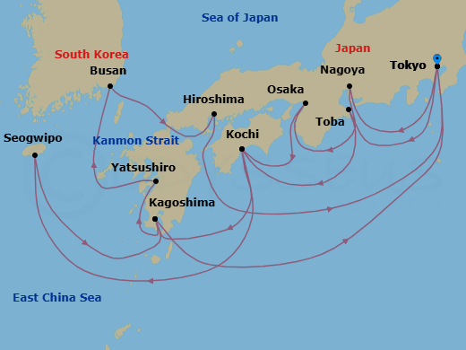 Cruise Map