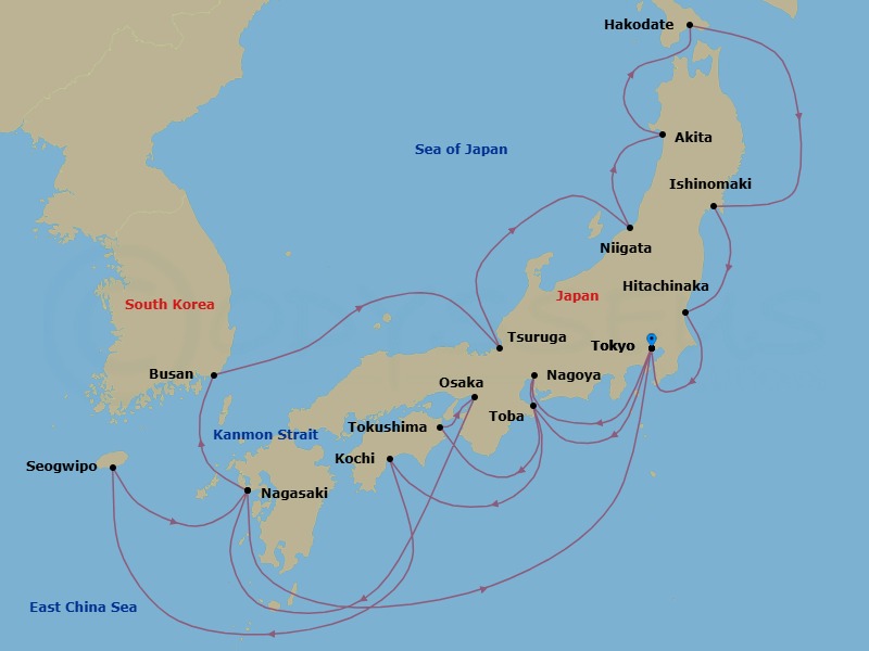 Cruise Map