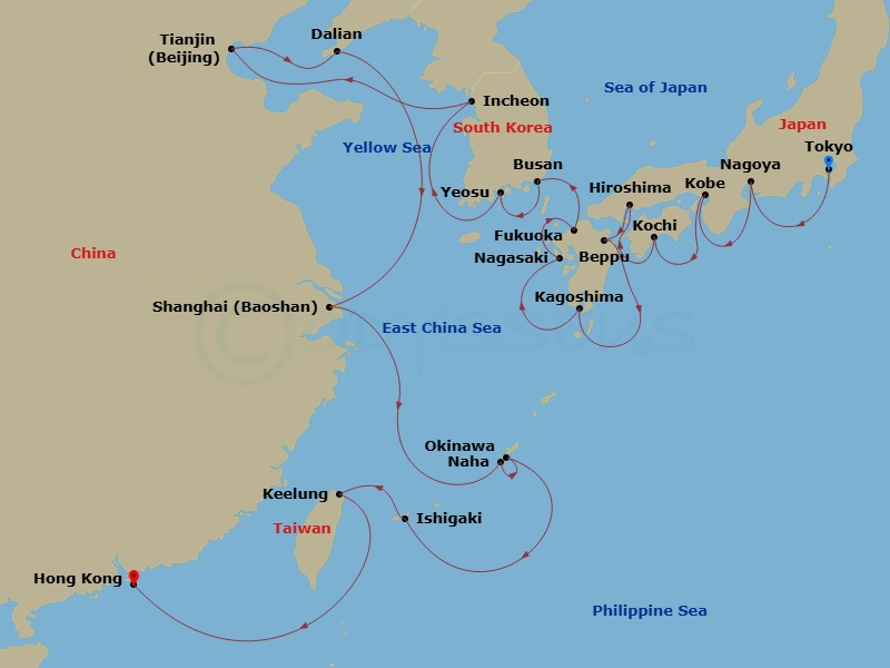 Cruise Map