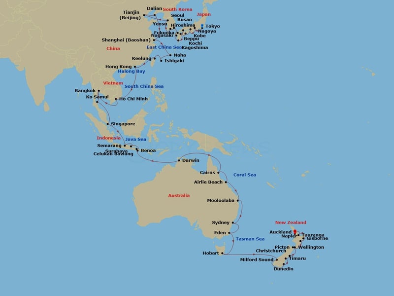 Cruise Map