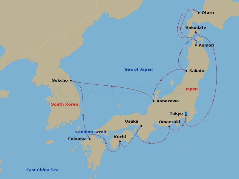 Cruise Map