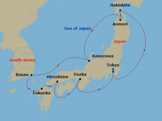 Cruise Map