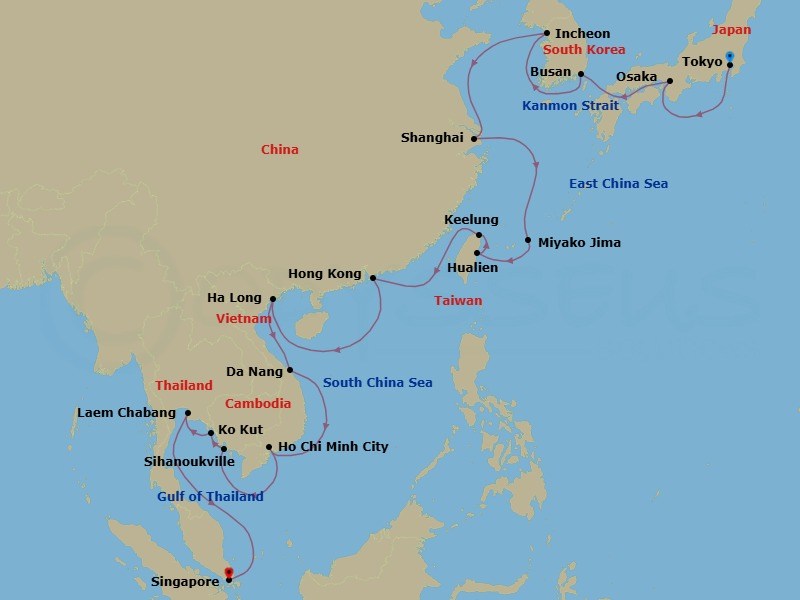 Cruise Map