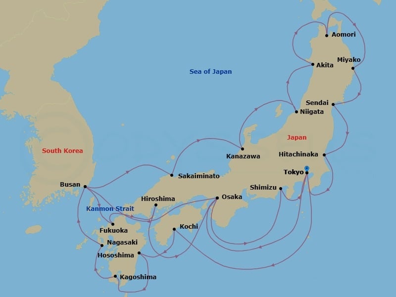 Cruise Map