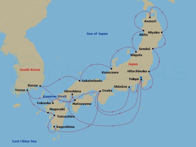 Cruise Map