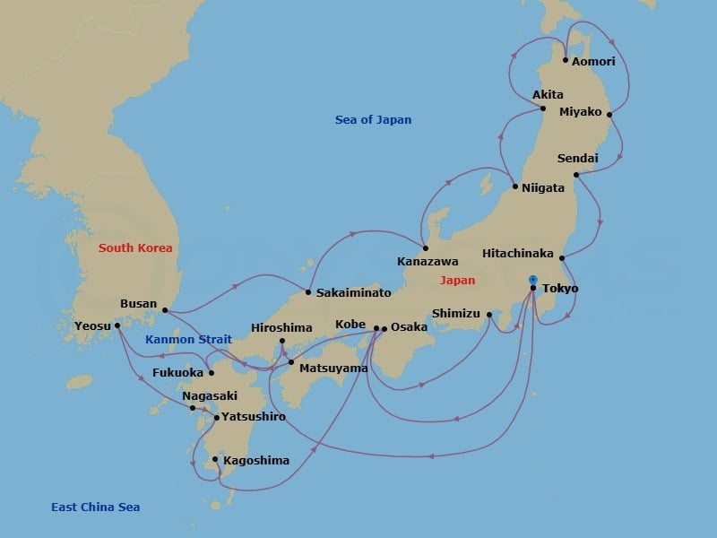 Cruise Map