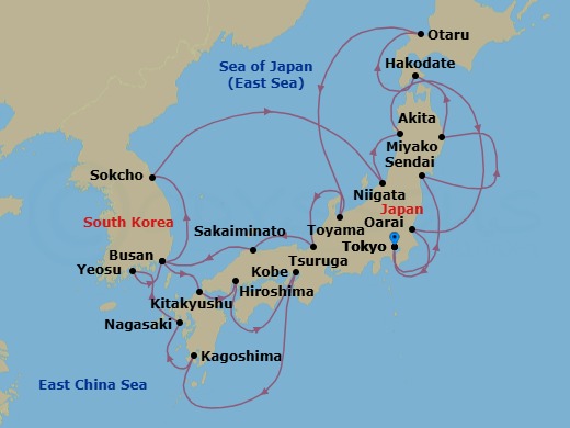Cruise Map