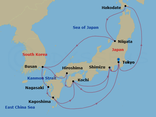 Cruise Map