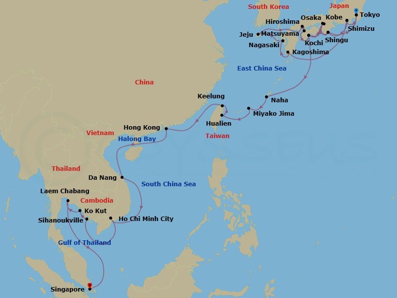 Cruise Map