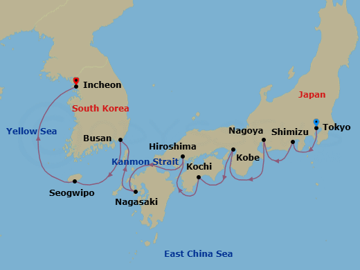 Cruise Map