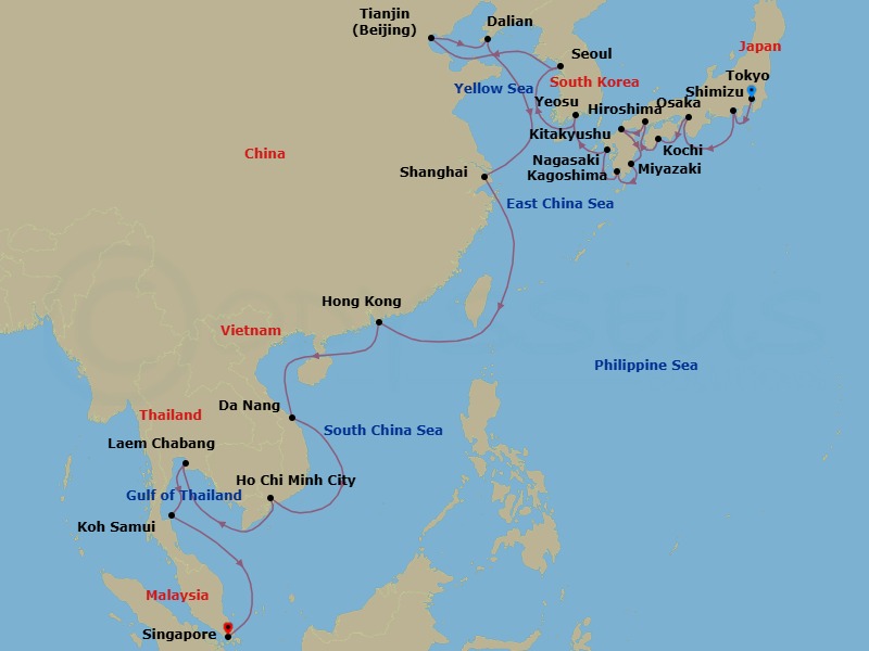 Cruise Map