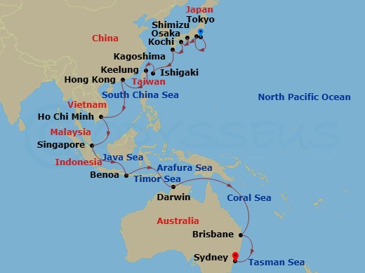 Cruise Map