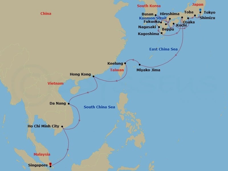 Cruise Map