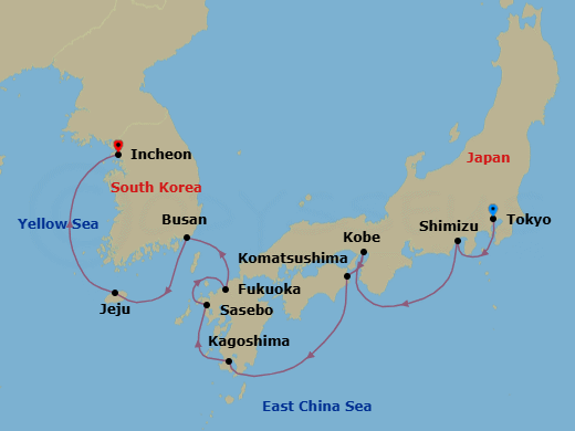 Cruise Map