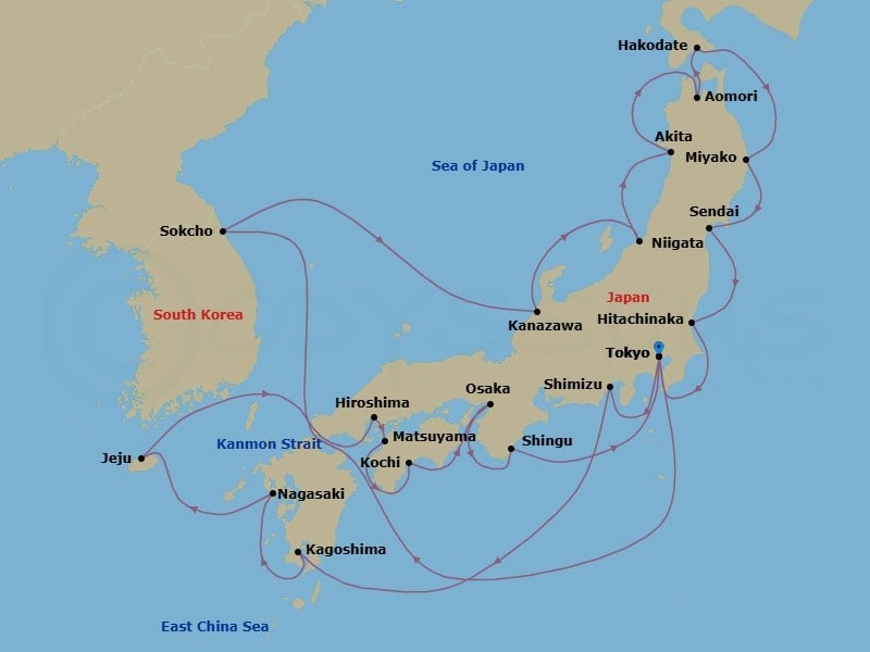 Cruise Map