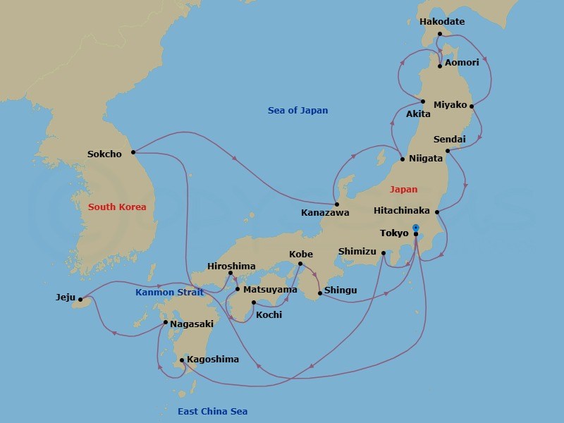 Cruise Map