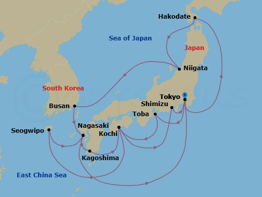 Cruise Map