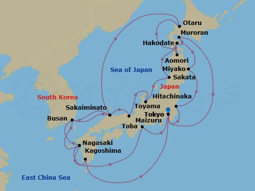Cruise Map