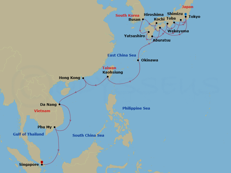 Cruise Map