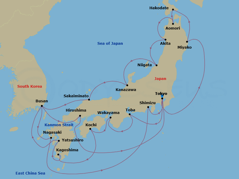 Cruise Map