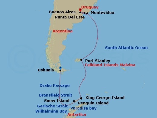 Cruise Map