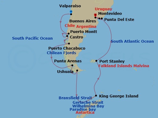 Cruise Map